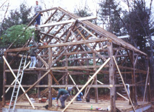 Building the Fisher Barn